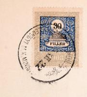 1904 Dr. Rottmann Elemér önéletrajza, bélyegzéssel, aláírással, 30 f okmánybélyeggel, hajtás mentén ...