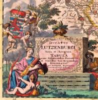 cca 1700 A Luxemburgi Hercegség térképe, Ducatus Lutzenburgici Nova et Accurata cum Adjacentibus Pro...