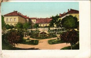 Kolozsvár, Cluj; M. kir. állami tanítónő-képezde kerti része / garden of the teacher training institute (EB)