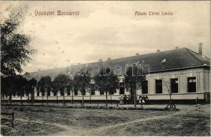 1913 Bocsár, Bocar; Állami elemi iskola / school