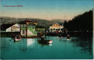 Gorizia, Görz, Gorica; Hilmteich / lake, villa Sans Souci