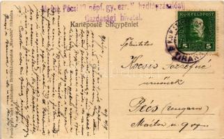 1917 Elbasan, Kujtim nga Shqypenia, Ura mii Lumin Zaranika Elbasan / Zaranika river bridge + "M...