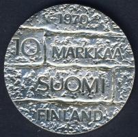 Finnország 1970. 10M Ag "Paasikivi elnök" T:1