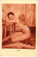 Psyché / Erotic nude lady art postcard. Braun & Cie. Editeurs Salons de Paris 7521. s: R.-M. Guillaume (EB)