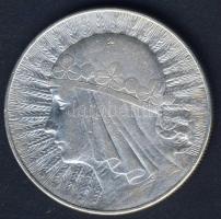 Lengyelország 1932. 10Zl Ag T:3 kis ph