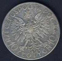 Lengyelország 1933. 10Zl Ag T:3