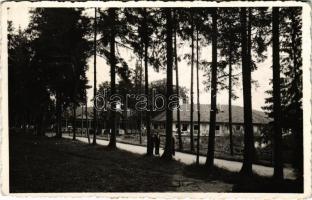 1941 Málnásfürdő, Malnas-Bai; sétány / promenade (EK)