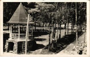 1942 Málnásfürdő, Malnas-Bai; pavilon. Lapikás Béla kiadása / pavilion