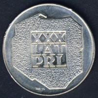 Lengyelország 1974. 200Zl Ag "Köztársaság 30. évfordulója" T:2/2+ apró ph