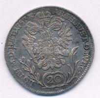 1787B 20kr Ag "II. József" T:2 patina
Huszár: 1880., Unger: 1329.a