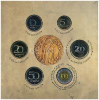 2012. 5Ft-200Ft (6xklf) forgalmi szett "Az első magyar aranyforint" + I. Károly aranyforin...