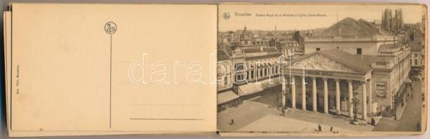 Brussels, Bruxelles; - postcard booklet with 10 postcards