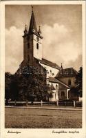 1942 Szászrégen, Reghin; Evangélikus templom / Lutheran church (EK)