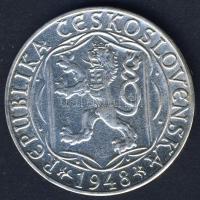 Csehszlovákia 1948. 100K Ag "Károly Egyetem 600. évfordulója" T:2