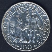 Csehszlovákia 1948. 100K Ag "Károly Egyetem 600. évfordulója" T:2