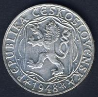 Csehszlovákia 1948. 100K Ag "Károly Egyetem 600. évfordulója" T:2