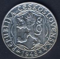 Csehszlovákia 1948. 100K Ag "Károly Egyetem 600. évfordulója" T:2