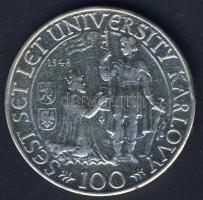 Csehszlovákia 1948. 100K Ag "Károly Egyetem 600. évfordulója" T:2