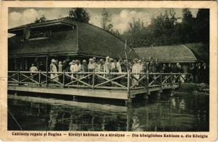 1940 Szováta-fürdő, Baile Sovata; Cabinele regale si Regina / Királyi kabinok és Mária román királyné / Die königlichen Kabinen u. die Königin / royal cabins and Marie, Queen of Romania at the spa (EB)