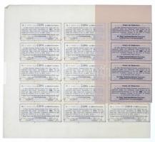 Budapest 1906. "Nagytapolcsány-Bossány-trencséni Helyi Érdekű Vasút Részvénytársaság" törz...