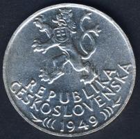 Csehszlovákia 1949. 100K Ag "Iglói bányászat 700. évfordulója" T:2