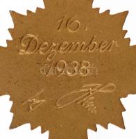 Német Harmadik Birodalom 1938. "Német Anyasági Kereszt, arany fokozat" zománcozott, aranyo...