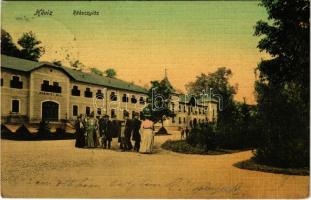 1910 Hévíz, Rákóczi ház. Mérei Ignác kiadása 659. sz. (ázott sarok / wet corner)