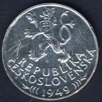 Csehszlovákia 1949. 100K Ag "Iglói bányászat 700. évfordulója" T:2 ph.