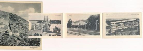 Tokaj, Országzászló mögötte "Hiszunk Magyarország feltámadásában!" felirat, irredenta. lep...