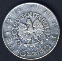 Lengyelország 1934. 5Zl Ag "Jozef Pilsudski" T:2-/3+