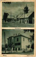 1941 Adony, Tűzoltószertár, Községháza, Főbírói hivatal, kerékpár (fl)