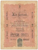 1848. 2Ft Kossuth bankó T:III-  Hungary 1848. 2 Forint Kossuth Note C:VG Adamo#G106