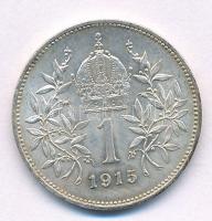 Ausztria 1915. 1K Ag "Ferenc József" T:1- 
Austria 1915. 1 Corona Ag "Franz Joseph&q...