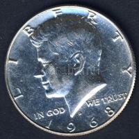 USA 1968D 1/2$ Ag "Kennedy" T:2