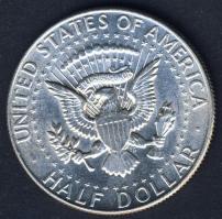 USA 1968D 1/2$ Ag "Kennedy" T:2