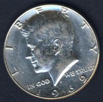 USA 1969D 1/2$ Ag "Kennedy" T:2