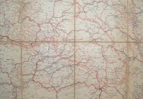 1941 Keleti-Kárpátok katonai térkép (Kárpátalja, Erdély, Bukovina, Románia részeivel). M. kir. Honvé...