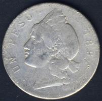 Dominika 1897. 1P Ag T:4/4- R!