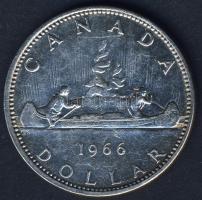 Kanada 1966. 1$ Ag "Kenu" T:2