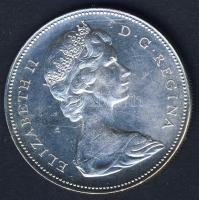 Kanada 1966. 1$ Ag "Kenu" T:1-/2+