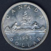 Kanada 1965. 1$ Ag "Kenu" T:2+