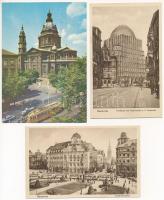 20 db MODERN motívum képeslap: , repülők, hajók, vonat, villamos, motorkerékpár / 20 modern motive p...