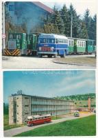 15 db MODERN magyar motívum képeslap: autóbuszok / 15 modern Hungarian motive postcards: autobuses