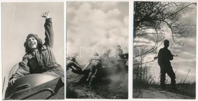 5 db MODERN magyar motívum képeslap: Néphadsereg / 5 modern Hungarian motive postcards: Hungarian Pe...