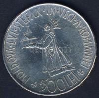 Románia 1941. 500L Ag "Besszarábia" T:2