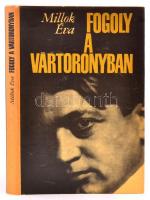 Millok Éva: Fogoly a vártoronyban. Ady Endre életregénye. Bp., 1968., Móra. Kiadói egészvászon-kötés, kiadói papír védőborítóban. Dienes Ö. István (1906-1986) muzeológus, Dienes István (1929-1995) régész, muzeológus apjának a névbejegyzésével.