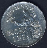 Románia 1946. 100.000L Ag I.Mihály T:2