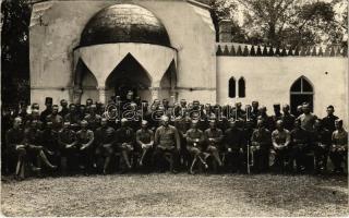 Osztrák-magyar katonák és tisztek csoportképe / WWI Austro-Hungarian K.u.K. military, group of officers and soldiers. photo