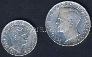 Románia 1941B 250L Ag I.Mihály T:2 kis ph. + 1942. 200L Ag I.Mihály T:3