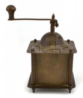 Turul márkájú réz kávédaráló, 12×12×21 cm